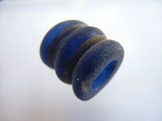 1 Ancient Celtic Glass Bead Celts Very Rare Top