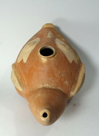 REPRO Vintage Antique Mississippian Quapaw Wolf Effigy Pottery Vessel Coahoma 9