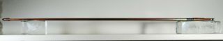 Old violin bow stamped Albert Paquotte A Paris weight 62.  5g.  in immediately play 8