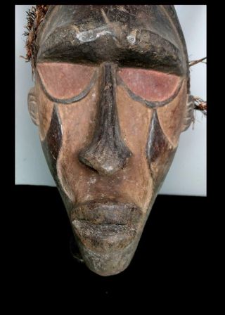 Old Tribal Large Bakongo Mask with carved figure - Congo 2