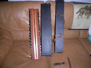 VINTAGE FOLDING PRACTICE PIANO KEYBOARD 8