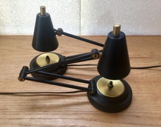 MID CENTURY MODERN LAMPS.  Stilnovo Arredoluce vintage atomic 50s / 60s era 4