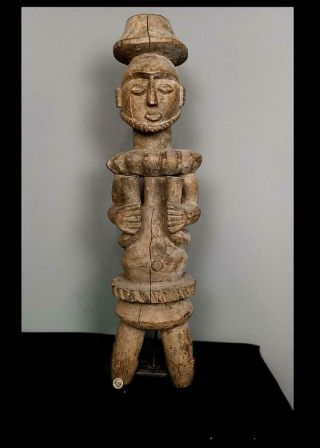Old Tribal Rare Oron Ancestor Figure - Nigeria