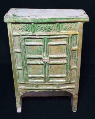 Impressive Chinese Ming Dynasty ' Mingqi ' Funerary Cabinet c1500s 6