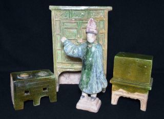 Impressive Chinese Ming Dynasty ' Mingqi ' Funerary Cabinet c1500s 7