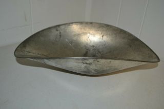 Vintage Tin Metal Country Store Scale Pan Scoop 15.  5 