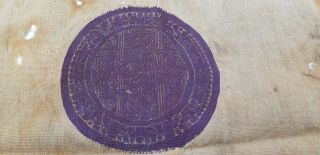 Antique Islamic Fatimid Or Abbasid Tiraz Textile Fragment