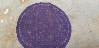 Antique Islamic Fatimid Or Abbasid Tiraz Textile Fragment 2