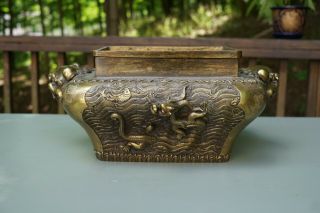 large Chinese Ming or Qing Dynasty censer 17 