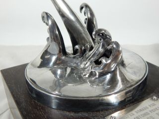 Large & Unique Sterling Marlin Fish Sculpture Trophy TAXCO MEXICO PEDRO ' S 8