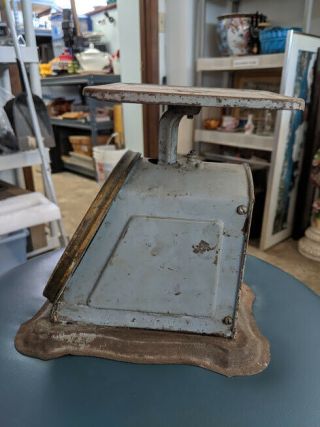 Antique Scale Columbia Family Landers Frary Clark 24 lb Pat 1907 Rustic Kitchen 5