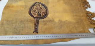 An Egyptian Early Christianity Roman - Coptic Textile Fragment