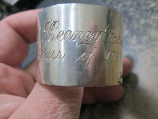 WEST POINT MILITARY BAILEY BANKS & BIDDLE USMA NAME Sterling Silver Napkin Ring 2