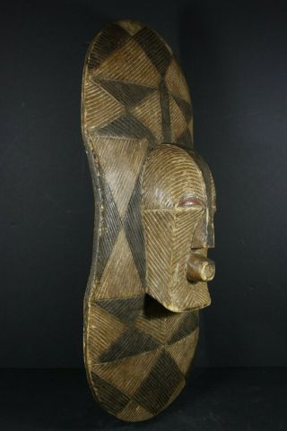 African Kifwebe Defense Shield - Songye Tribe - D.  R.  Congo,  Tribal Art Primitive