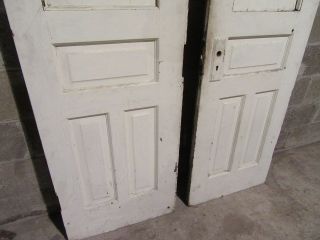 ANTIQUE DOUBLE ENTRANCE FRENCH DOORS 44 x 91.  75 ARCHITECTURAL SALVAGE 10
