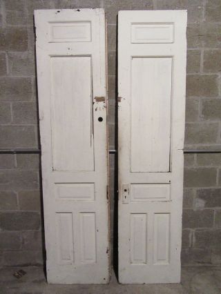 ANTIQUE DOUBLE ENTRANCE FRENCH DOORS 44 x 91.  75 ARCHITECTURAL SALVAGE 6