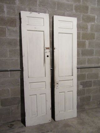 ANTIQUE DOUBLE ENTRANCE FRENCH DOORS 44 x 91.  75 ARCHITECTURAL SALVAGE 7