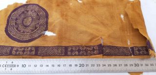 Antique Islamic Fatimid Or Abbasid Tiraz Textile Fragment