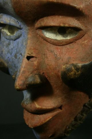 Afican NKISI Nail Fetish Mask - BACONGO - D.  R.  Congo AFRICAN TRIBAL ART PRIMITIF 11