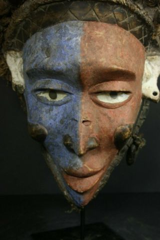 Afican NKISI Nail Fetish Mask - BACONGO - D.  R.  Congo AFRICAN TRIBAL ART PRIMITIF 9