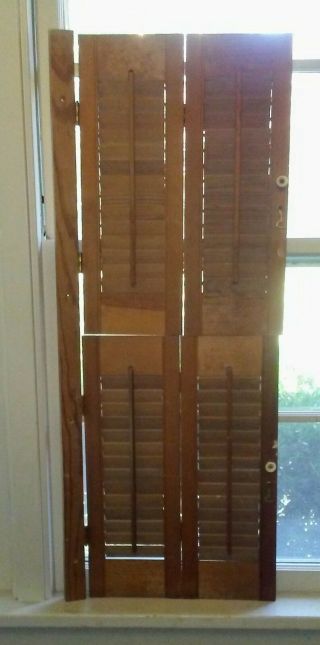 20 Pair Vintage Cafe Style Wooden Shutters