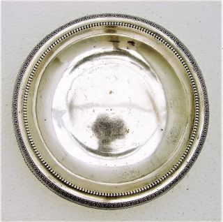 Silver Bowl Ottoman Islamic Bowl Dish Marked Izmir G M 3