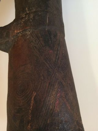 Stone - carved,  Abelam drum from Papua Guinea.  Ex.  Michael Hamson Annex 8