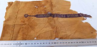 Antique Islamic Fatimid Or Abbasid Tiraz Pure silk Textile Fragment 12