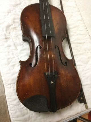 Antique Violin Petrus Paulus (Pietro Paolo) de Vitor Brixiae 1794 w/ Bausch Bow 3