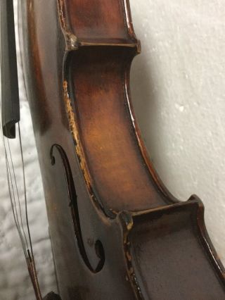 Antique Violin Petrus Paulus (Pietro Paolo) de Vitor Brixiae 1794 w/ Bausch Bow 8