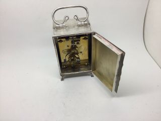 Sterling Silver Miniature Carriage Clock 1908 - 09 9