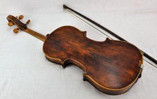 Antique Violin Repaired by William L Peters in late 1800 ' s.  (BI MK/181117) 10