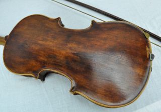 Antique Violin Repaired by William L Peters in late 1800 ' s.  (BI MK/181117) 11