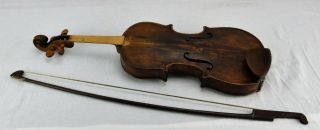 Antique Violin Repaired by William L Peters in late 1800 ' s.  (BI MK/181117) 3