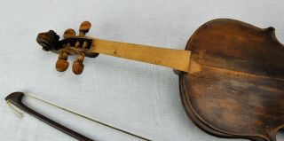 Antique Violin Repaired by William L Peters in late 1800 ' s.  (BI MK/181117) 5