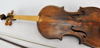 Antique Violin Repaired by William L Peters in late 1800 ' s.  (BI MK/181117) 6