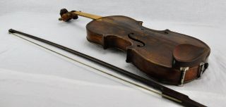 Antique Violin Repaired by William L Peters in late 1800 ' s.  (BI MK/181117) 8