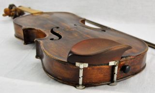 Antique Violin Repaired by William L Peters in late 1800 ' s.  (BI MK/181117) 9