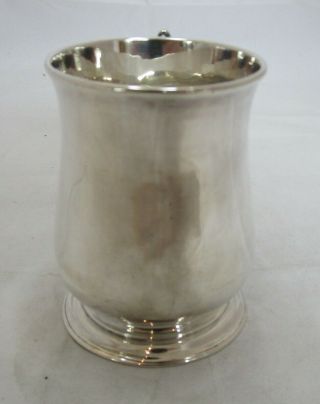 Antique Georgian Sterling silver baluster mug,  226 grams,  1752 2