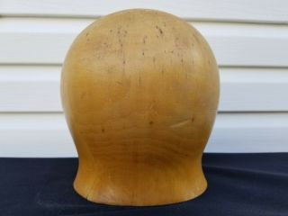Wood Wooden Hat Block Head Style Form Display Mold Millinery 21 