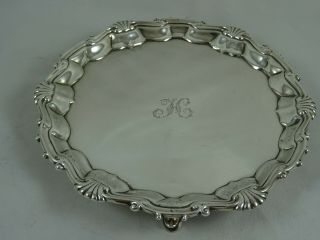 George Ii Solid Silver Salver,  1748,  240gm