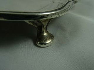 SMART solid silver SALVER,  1929,  562gm 3