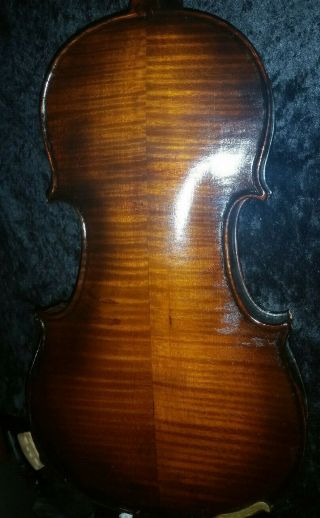 Very Old Dark Violin German Antique