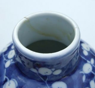 Pair Antique Chinese Porcelain - Oriental Prunus Patterned Vases 5