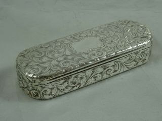 NATHANIAL MILLS,  solid silver SNUFF BOX,  1843,  75gm 4