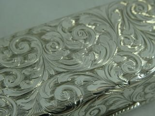 NATHANIAL MILLS,  solid silver SNUFF BOX,  1843,  75gm 6