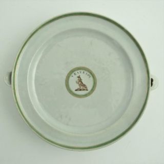 Chinese Porcelain Armorial Warming Plate,  18th Century,  Boswell Family,  Ayr