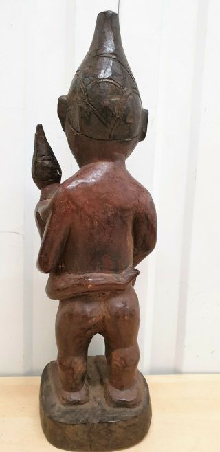 Old Tribal Yombe Fertility Figure DR Congo Fes - 207 4
