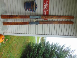 Antique Wooden Skis 82 " Long / 5133