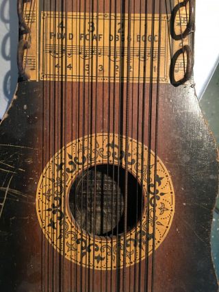 Ukelin Banjo Guitar Bt Manufacturning Co.  16 String 3